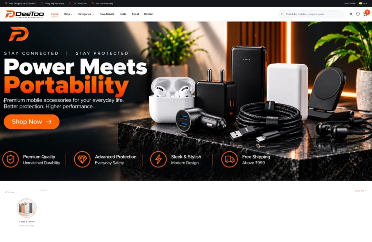 DeeToo — website delivered by NextGen Fusion