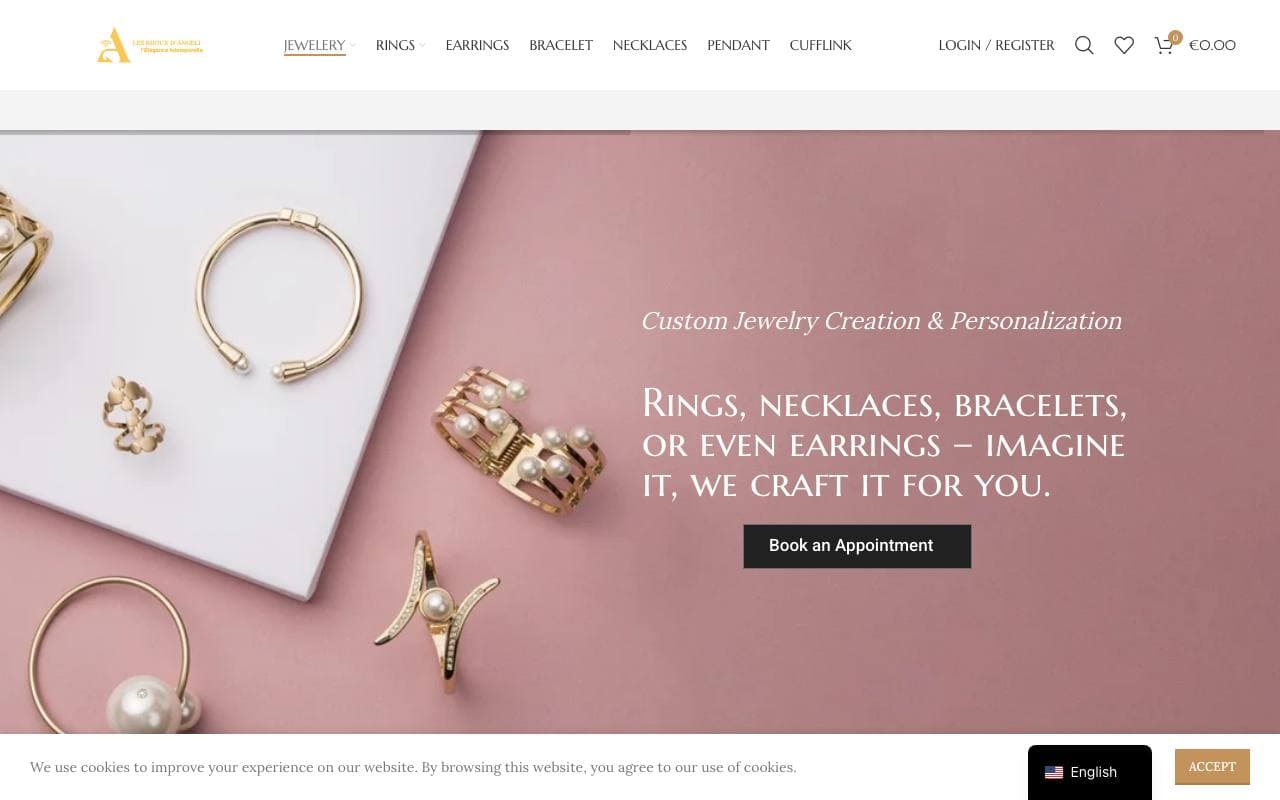 Lesbijouxdangeli — website delivered by NextGen Fusion