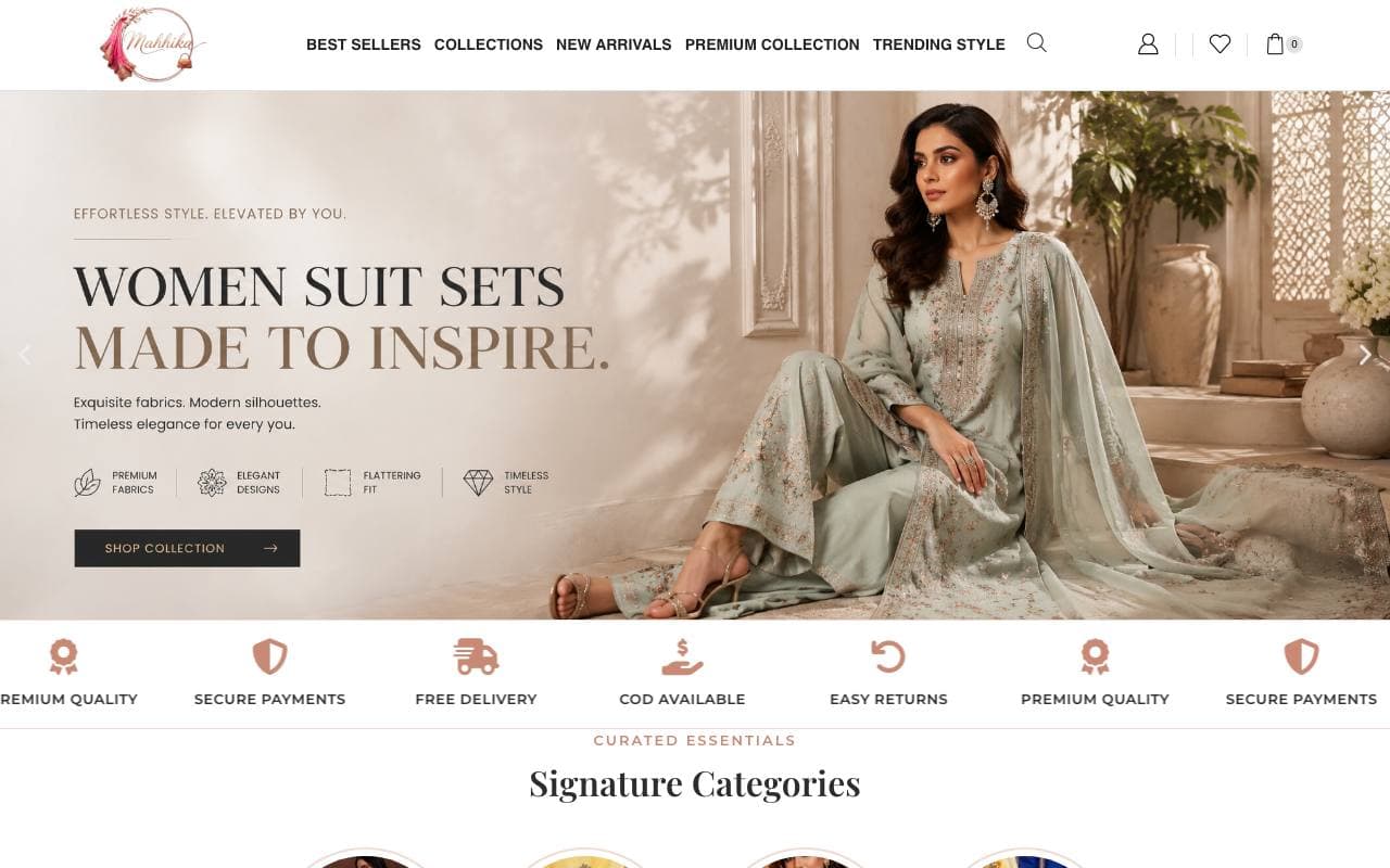 Mahhika — website delivered by NextGen Fusion