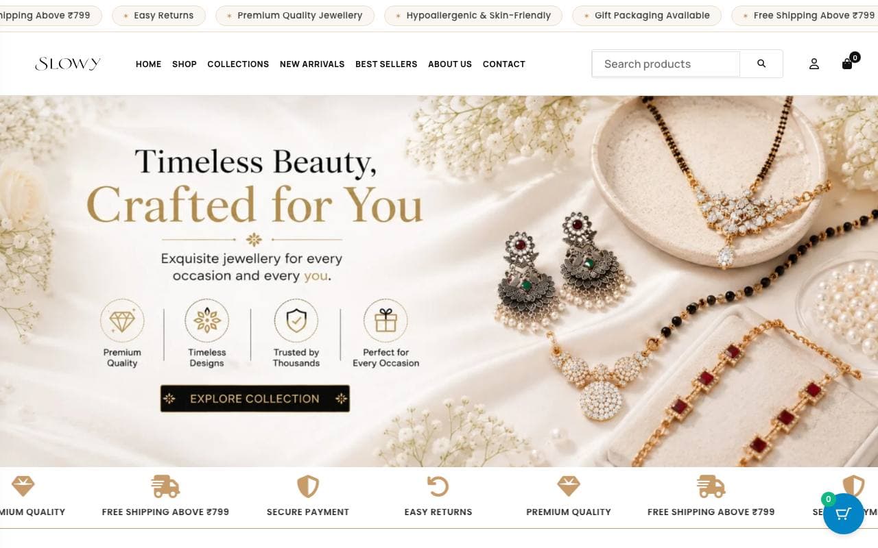 Slowy — website delivered by NextGen Fusion