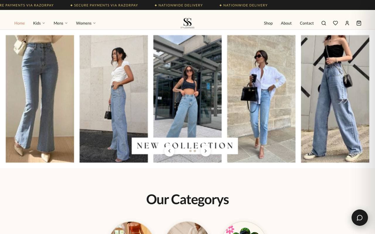Stylessages — website delivered by NextGen Fusion
