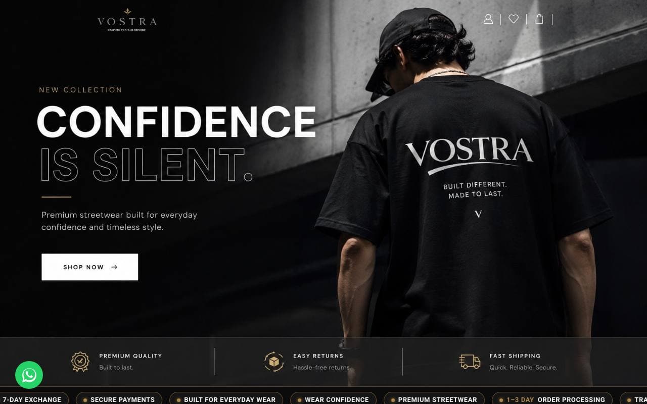 Vostra — website delivered by NextGen Fusion